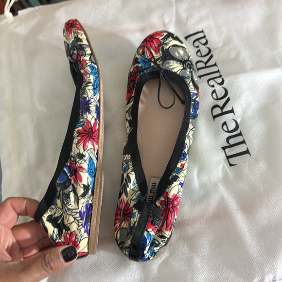 miu miu floral ballet flat - Picture 8 of 10